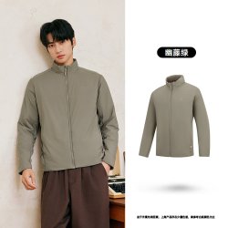 乔丹 金标P棉|乔丹棉服男士2026冬季新款防泼水抗静电立领保暖外套风衣