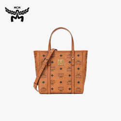 MCM Toni Visetos系列 女士购物袋 MWPAATN04CO001 干邑色 迷你