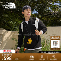 北面 抓绒衣男半开拉链保暖套头衫26秋冬新品|8KGK JK3/宇宙黑 3XL 190/124A