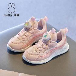 Miffy 童鞋2026新款女童鞋春秋网面透气休闲跑步鞋女童运动鞋