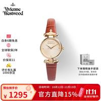 Vivienne Westwood BFVV090GDBR 镀金皮带石英女表