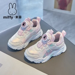 Miffy 童鞋女童运动鞋女孩跑步鞋2026新款休闲鞋春秋儿童鞋子