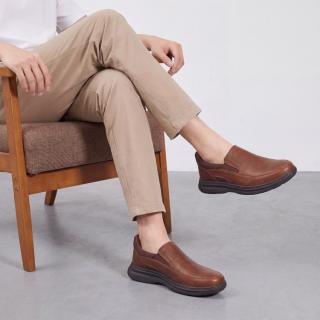 Clarks 26秋季男士休闲鞋一脚蹬休闲乐福豆豆鞋舒适宽楦