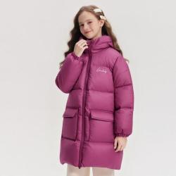 笛莎 女童25冬中大童冬装儿童厚外套