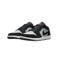 百亿补贴：耐克 Jordan Air Jordan 1 舒适贴合低帮复古篮球鞋男款黑灰553558-048