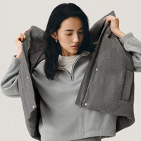Gap 半拉链立领加绒卫衣