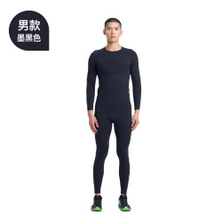 悠途 压缩速干衣套装男滑雪登山户外运动保暖内衣墨黑色(男款）L