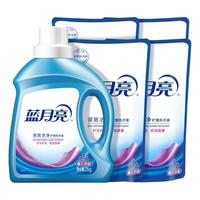蓝月亮 薰衣草香洗衣液套装 2kg瓶+1kg袋*4 12斤+赠宝宝洗衣液 2斤 共14斤