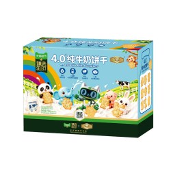 Tafe 猫超臻选Tafe4.0纯牛奶饼干动物造型高钙饼干 720g