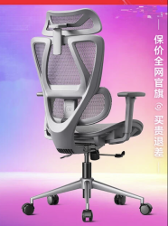 永艺 新沃克Pro+ 6D独立扶手 灰色 网布 人体工学椅