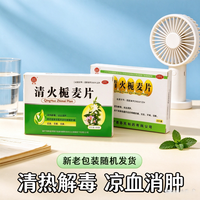 双泉 [双泉]清火栀麦片 24片 1盒装 清热去火 凉血止痛 牙痛 胃热 肺热 新老包装随机发货