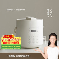 欧莱克 0涂层精钢厚釜电压力锅双胆全自动智能预约
