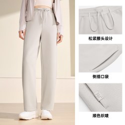 361° 361运动裤女裤宽松直筒瑜伽跑步健身卫裤莱赛尔面料女士休闲长裤