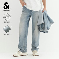 杰克琼斯 杰克·琼斯(JACK&JONES)男装牛仔裤长裤 浅牛仔蓝