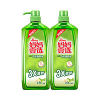 妈妈壹选 绿劲餐具净 1.28kg+1.28kg补充装 柠檬草