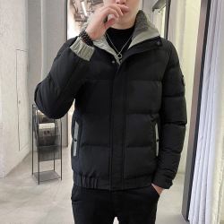 龙牙 大尺码棉衣男加厚2026新款冬装潮流羽绒棉服棉袄胖子秋冬季男士外 黑色 M