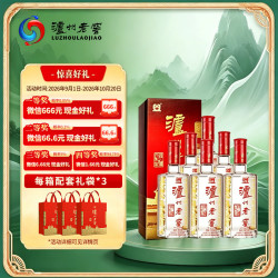 泸州老窖 六年窖头曲 52%vol 浓香型白酒 500ml