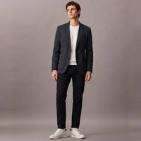 Massimo Dutti 男式春秋款纯色通勤休闲简约百搭含羊毛西服