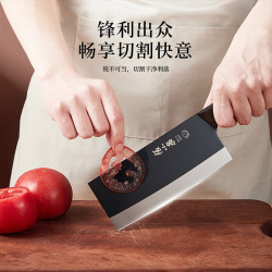 張小泉 张小泉黑刃防锈黑将厨房家用厨具锋利刀具切菜刀菜刀切片刀