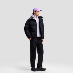 迪桑特 SKI STYLE系列 防泼水鹅绒面包羽绒服 D6491SDJ69