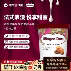 哈根达斯 坚果奶油冰淇淋 460ml/桶