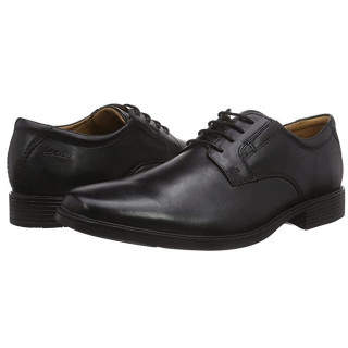 Clarks Tilden Plain系列 男士德比鞋 黑色 42
