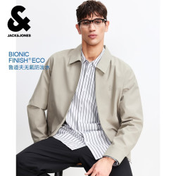 杰克琼斯 杰克·琼斯（JACK&JONES）男装26年秋季新款翻领外套男士商务休闲防泼水老钱风行政夹克