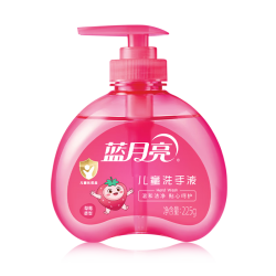 蓝月亮 儿童洗手液泡沫丰富225g/瓶（草莓果香）温和去污 宝宝洗手液