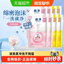狮王 泡沫抑菌洗手液 阳光青提香 200ml*8