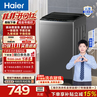 海尔 Z719全自动波轮洗衣机10KG 家用大容量微浸泡抗菌洗涤 多重减震一级能效