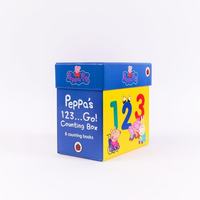 小猪佩奇数字认知8册套装 英文原版 Peppa Pig 1,2,3 Go! Hinged Box