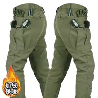 德尔.默克 冲锋加绒软壳裤男