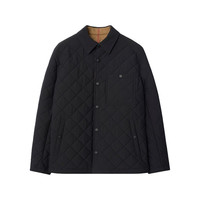BURBERRY 欧洲直邮自营Burberry/博柏丽 男士黑色聚酯纤维翻领按扣双面绗缝