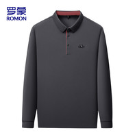 罗蒙 男款休闲POLO衫 灰色