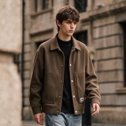 Dickies 美式结构休闲飞行员夹克男秋季户外百搭复古宽松工装夹克男式外套