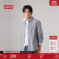 Levi's 26年秋季新款男士美式复古工装休闲衬衫 灰色 L