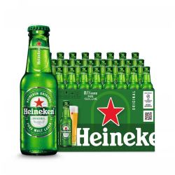 喜力 经典啤酒150ml*24瓶整箱全麦拉格爆款小瓶装便携