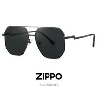 ZIPPO 偏光太阳镜男士防紫外线高级感飞行员开车专用遮阳墨镜开车驾驶镜
