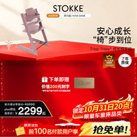 STOKKE 成长椅TrippTrapp宝宝餐椅多功能儿童餐桌椅 TT三件套-石楠紫