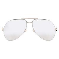 卡地亚 Gold Mirror Pilot Unisex Sunglasses CT0110S 007 62
