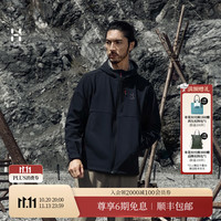 HAGLÖFS HAGLOFS火柴棍Softshell Hood男子户外运动徒步登山连帽软壳外套 纯黑 M