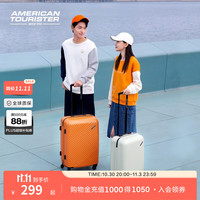 美旅 拉杆箱行李箱简约大容量万向轮 旅行箱TV7 TV7升级款-奶白色 20英寸