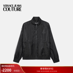 VERSACE JEANS COUTURE 男士外套 E899-黑色 54