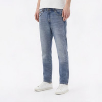 Wrangler 男式牛仔裤百搭时尚春夏款牛仔裤 浅蓝色    31  /32(W31L32)