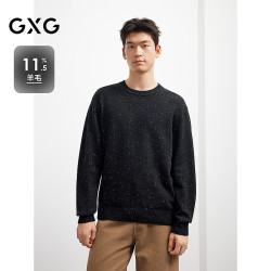 GXG 男士羊毛针织衫 黑色