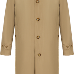 BURBERRY 男式单排扣中长风衣