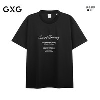 GXG 双11真五折!微阔圆领短袖T恤2026新品G26A442033