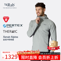 Rab Xenair Alpine户外徒步运动夹克连帽轻量金标P棉服男  QIP-41 黑色BLK S