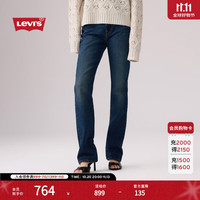 Levi's 26秋季新款女士RIBCAGE修身牛仔裤0081W 深蓝色 27 (31)