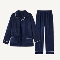 都市丽人 长毛绒加绒加厚家居服套装